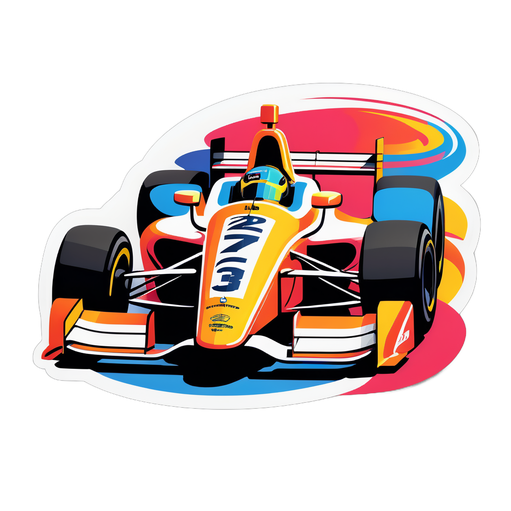 Indy Car sticker