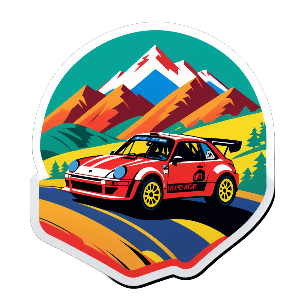 Pikes Peak Hill Climb sticker