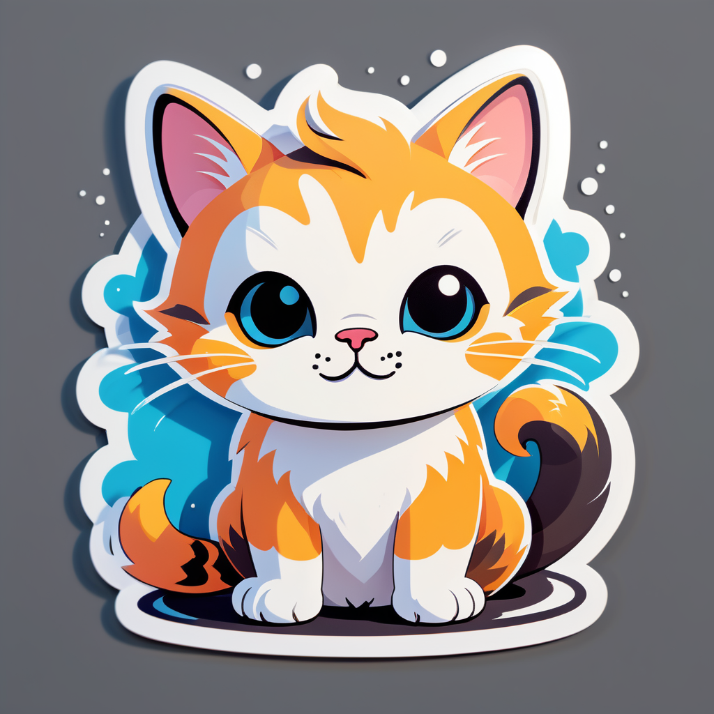 chat mignon sticker