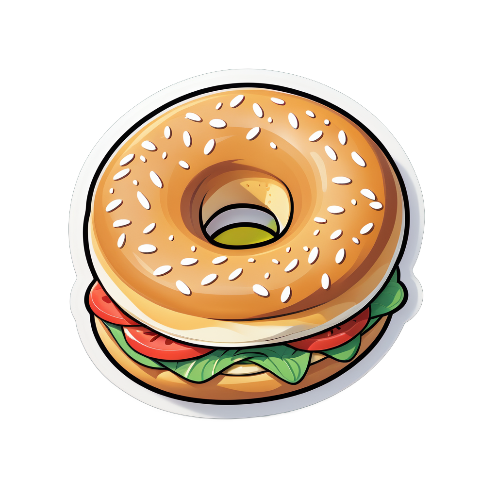 Bagel Delicioso sticker