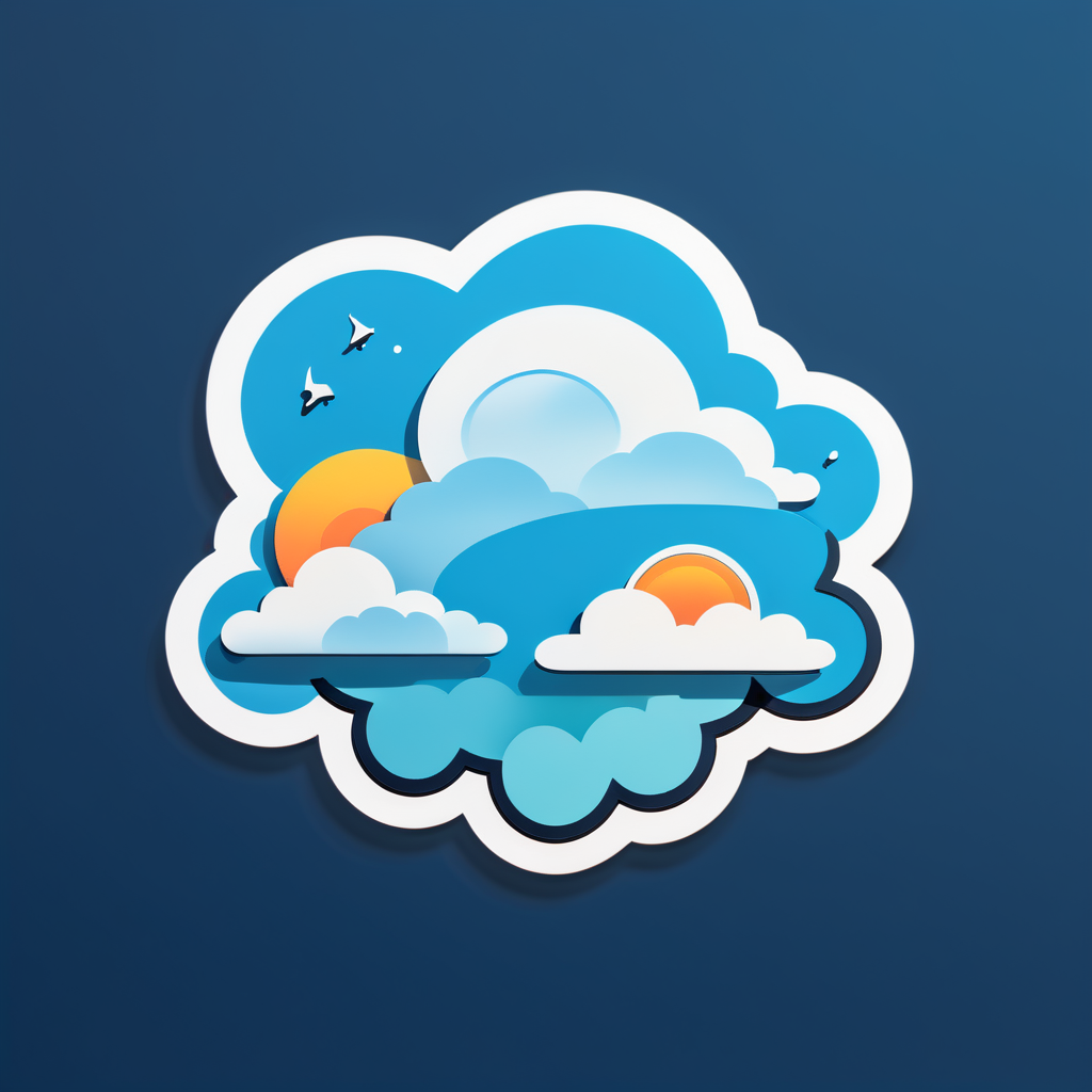 Drifting Cloud sticker