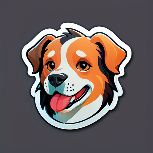 犬のアバターステッカー sticker