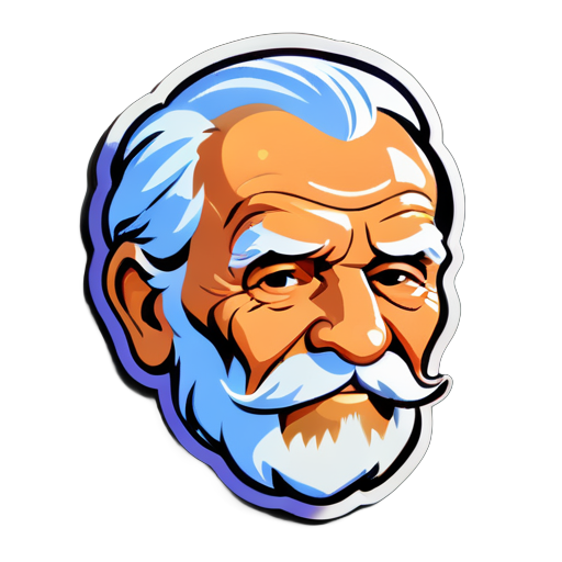 old man sticker