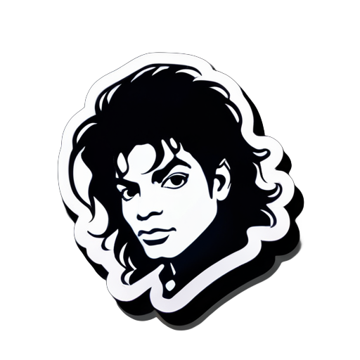 mặt của michael jackson sticker