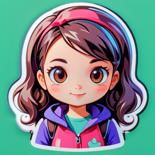 girl sticker