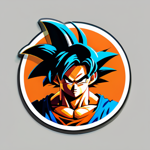 dragon ball goku thật sticker