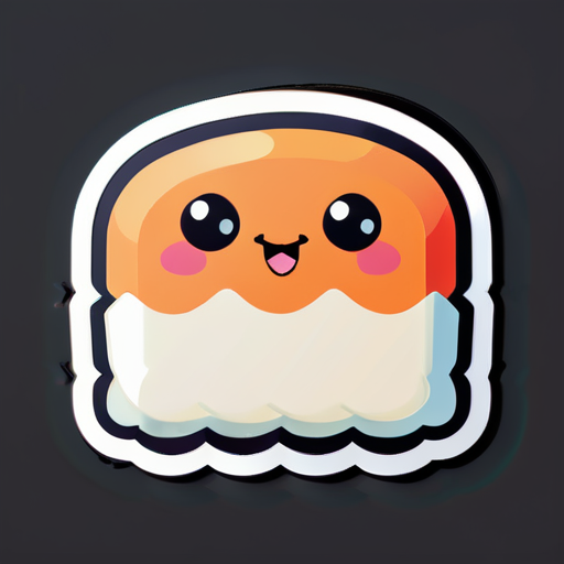 sushi kawaii sticker