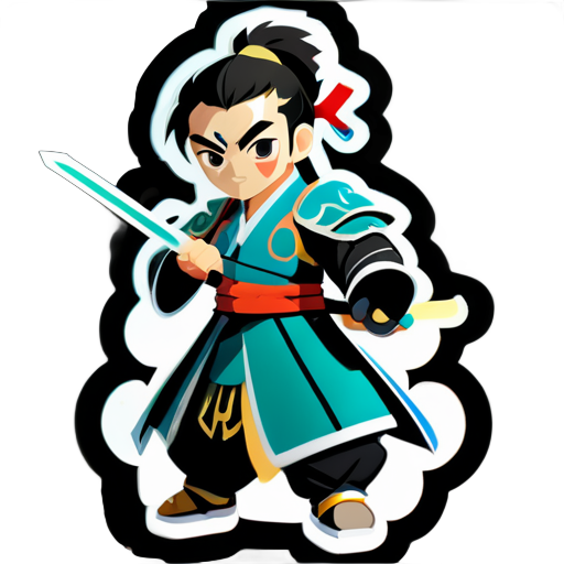 Adesivos de Chen Ping'an de Sword Dynasty sticker