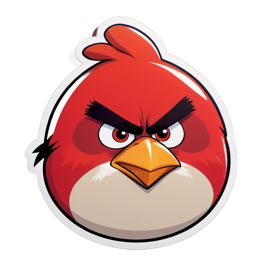 Meme de Angry Bird sticker