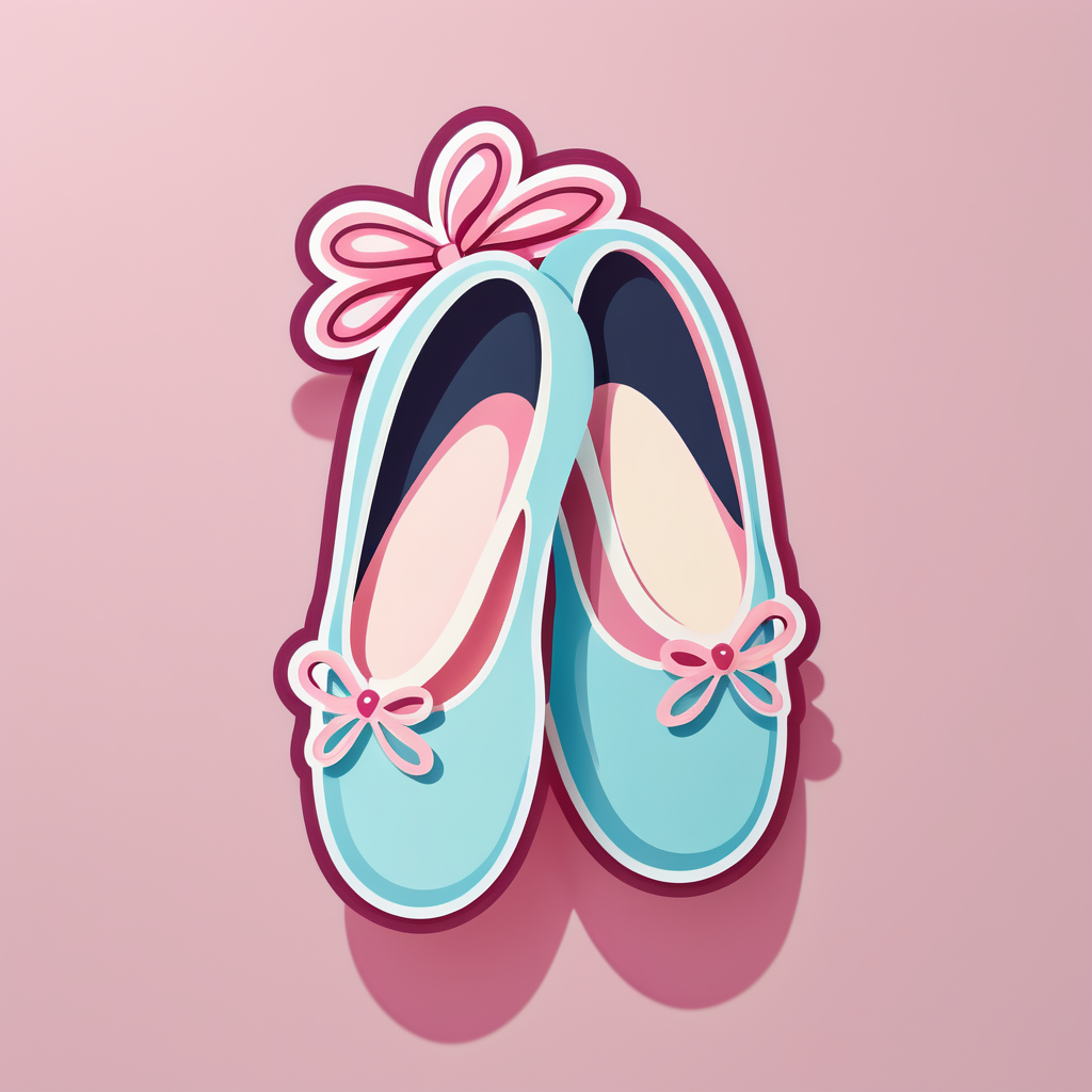 Sapatilhas de Ballet Elegantes sticker