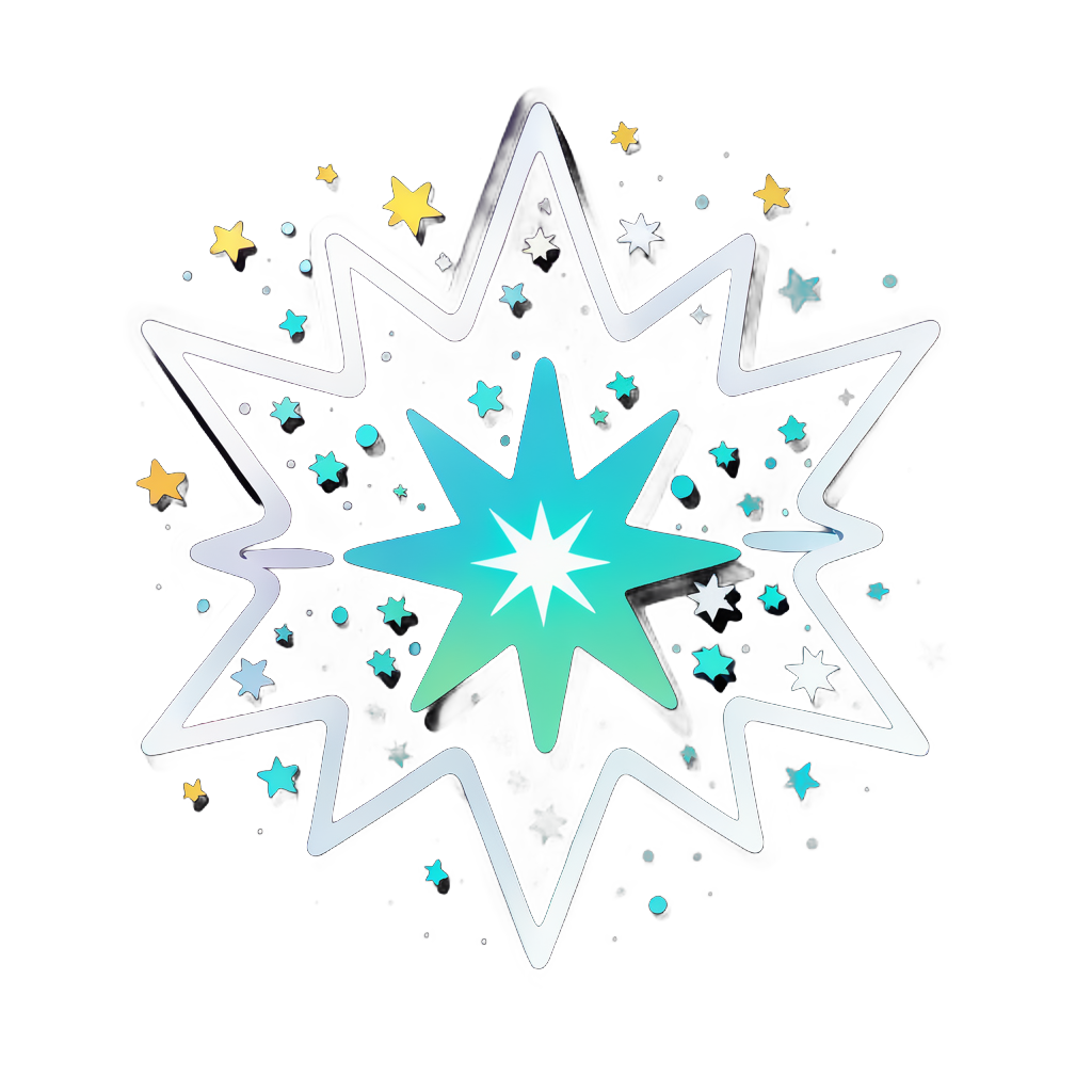 Glowing Stars sticker