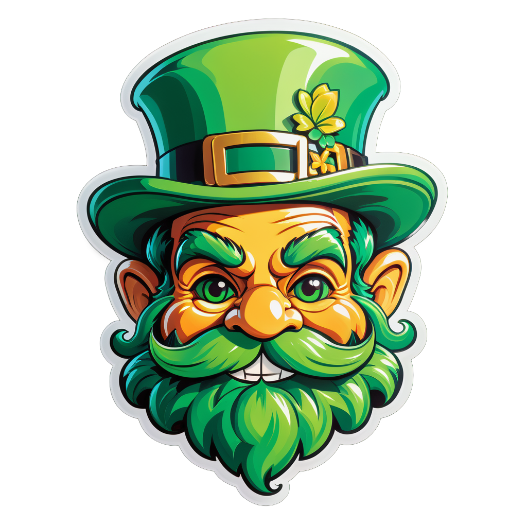 Snazzy Leprechaun sticker