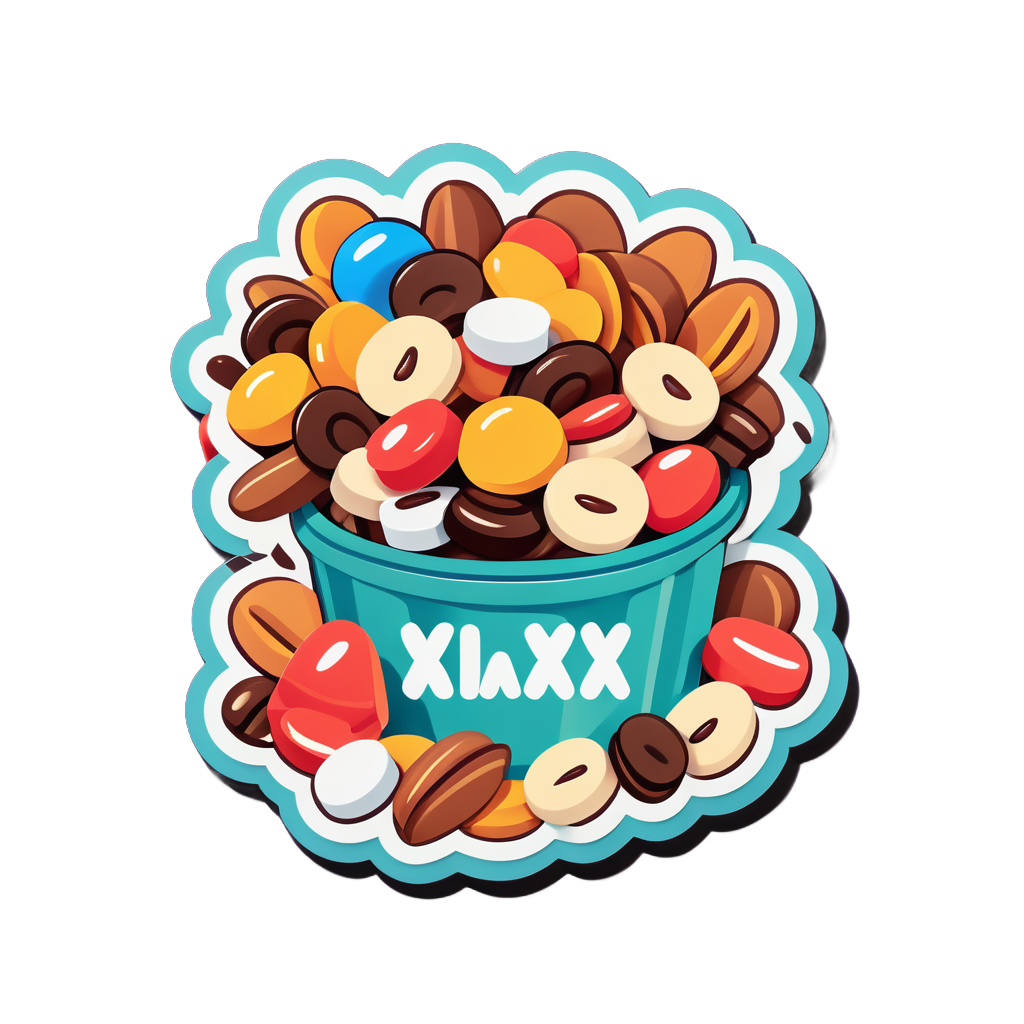 süßer Trail Mix sticker