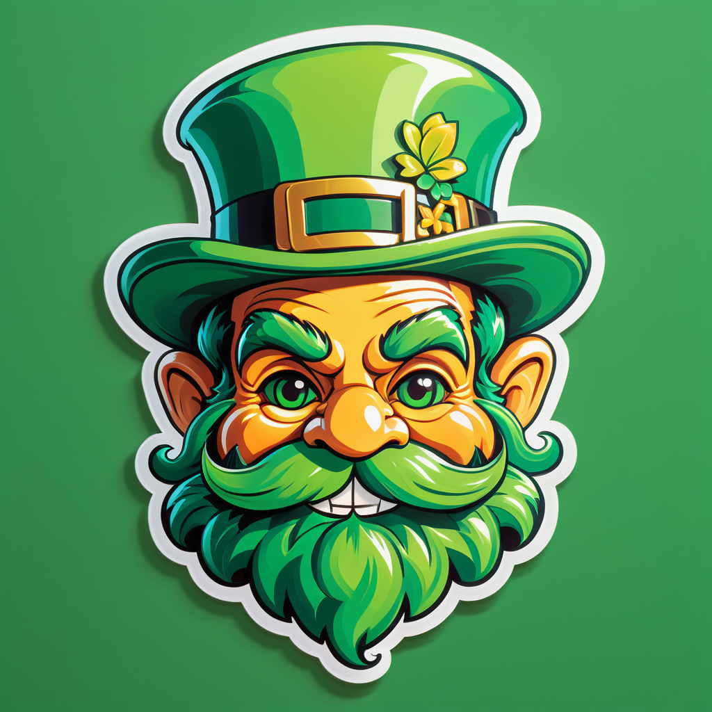 Snazzy Leprechaun sticker