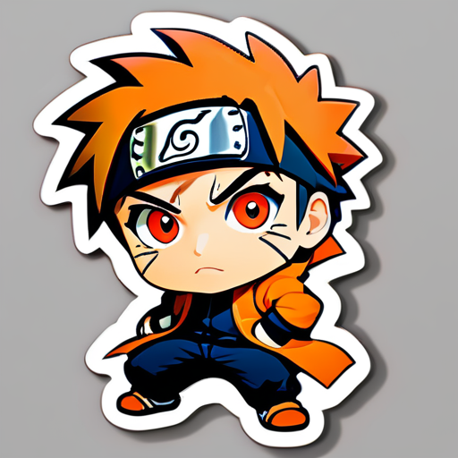 naruto chibi sticker