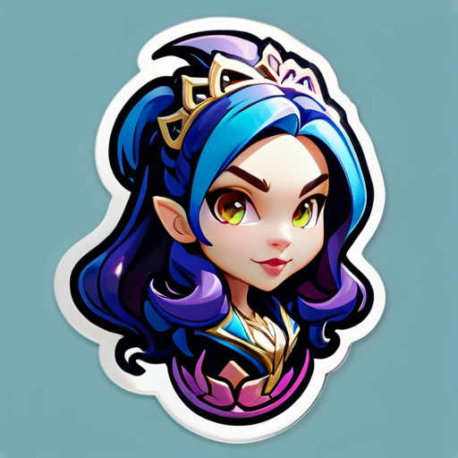 seraphine, league of legend sticker