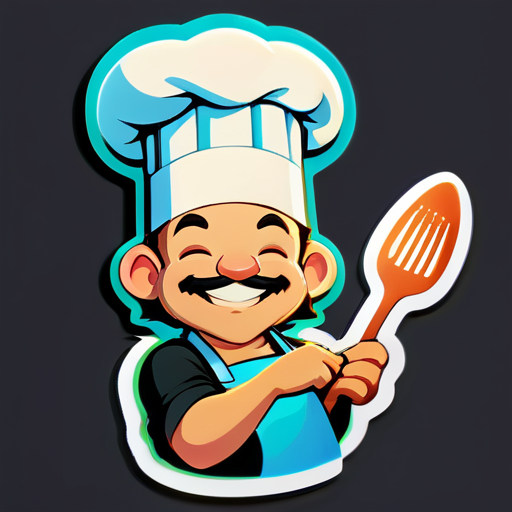 Este dia lo pase genial me sentia todo un chef sticker