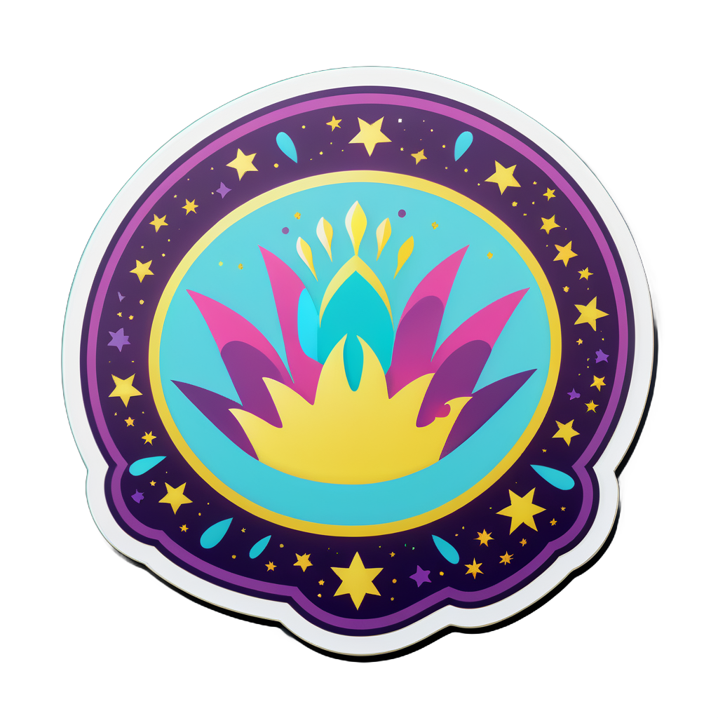 Beaming Baku sticker