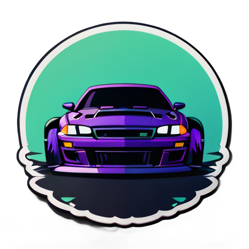 dark và drift king sticker