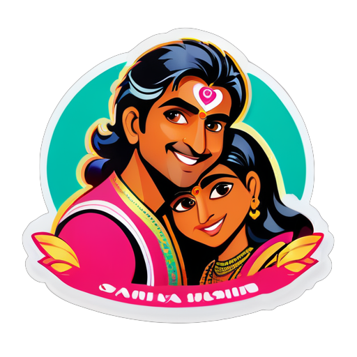 Ramki aime Shalini sticker