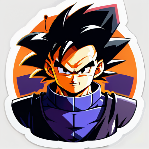 Tạo ra hoạt hình Dragon Ball Z sticker