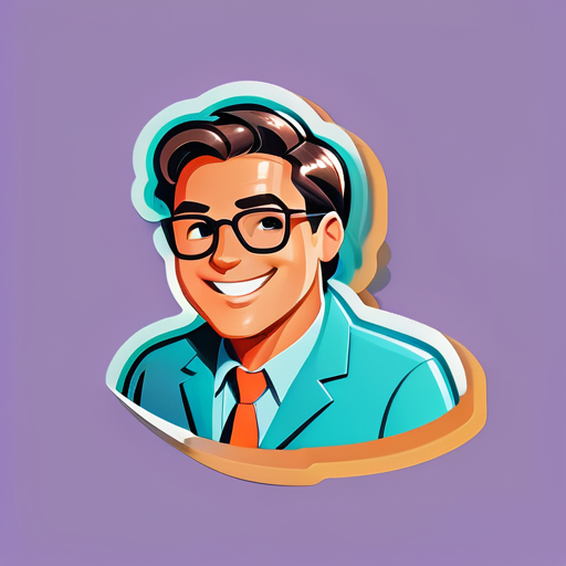 sales man sticker