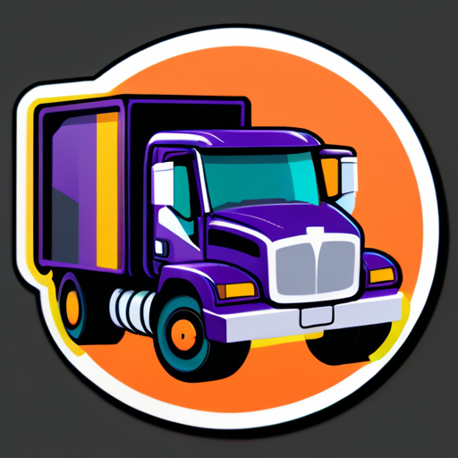 Create me a Heavy truck sticker witch Traxon on it sticker sticker