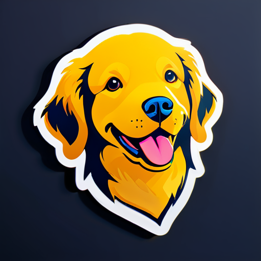 Golden Retriever sticker