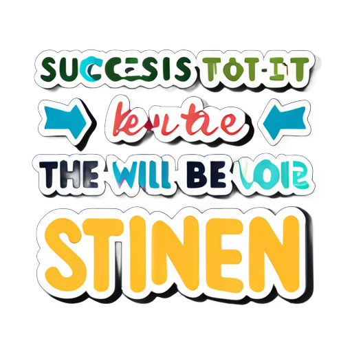 El éxito no es la clave de la felicidad. La felicidad es la clave del éxito. Si amas lo que estás haciendo, tendrás éxito.” - Albert Schweitzer sticker