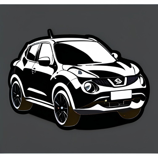 black nissan juke sticker