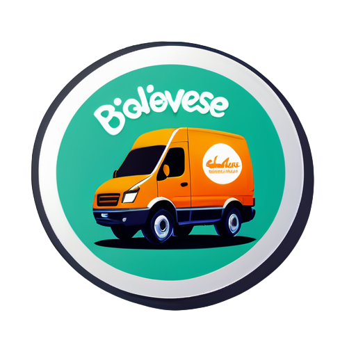 logo cho công ty của tôi DelivEase sticker