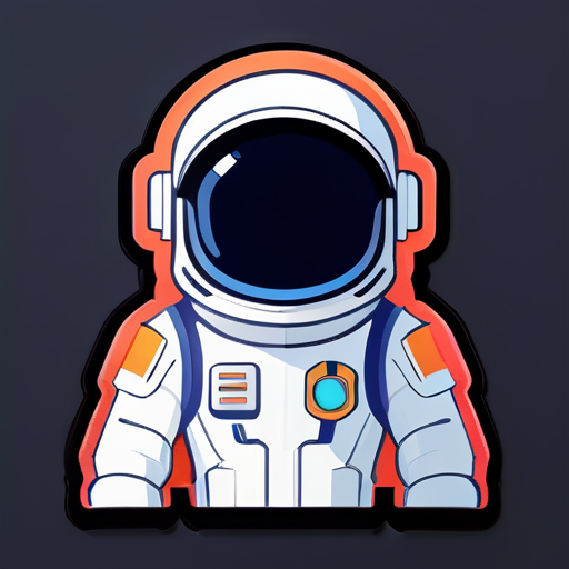 Avatar d'astronaute dans le style Nintendo, 2D sticker