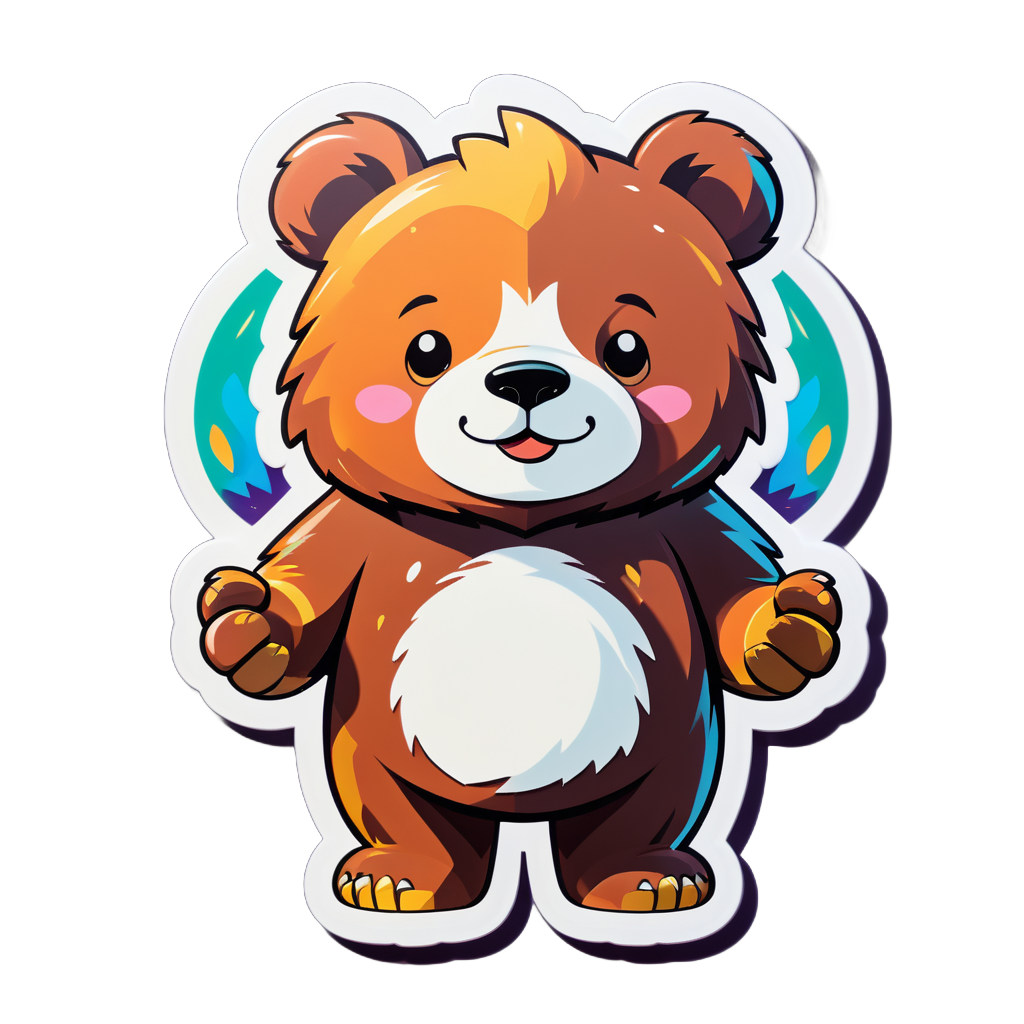 Guardião Amigável do Urso sticker