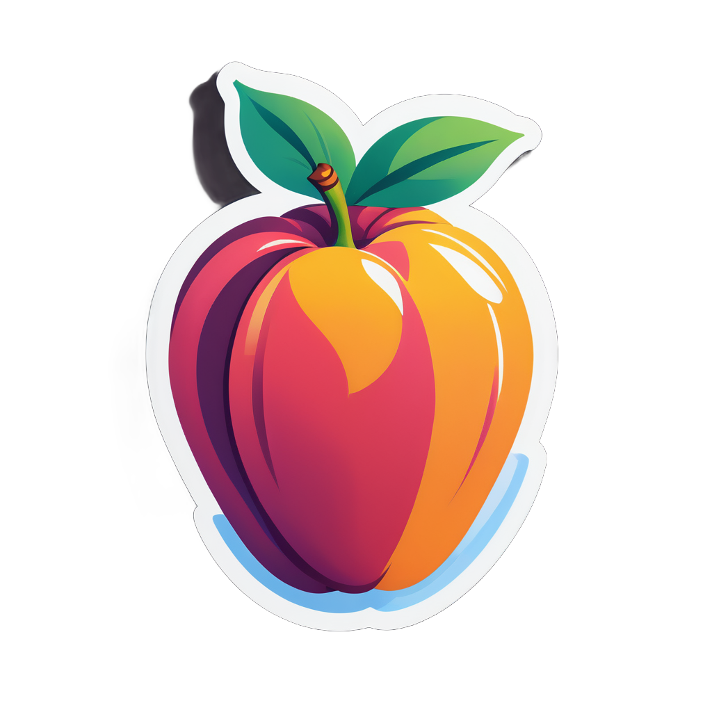 Noble Nectarine sticker