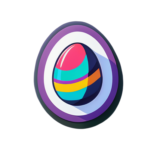 easter egg sticker