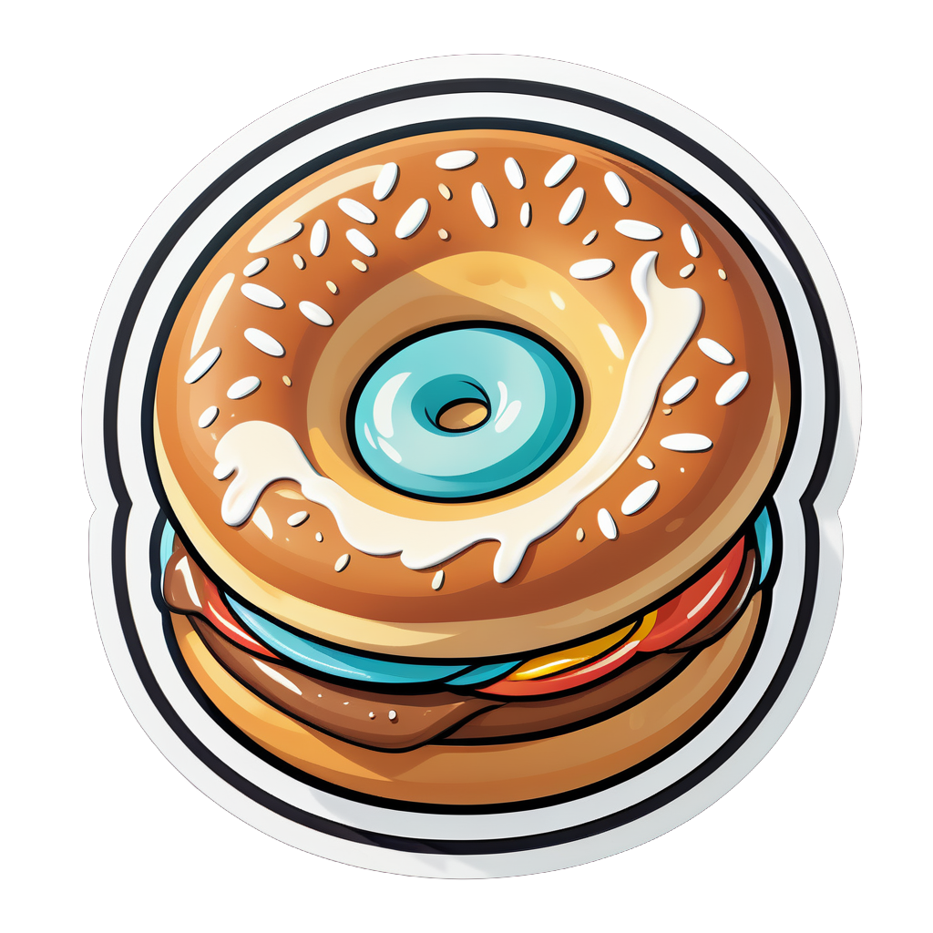 Pão Bagel sticker