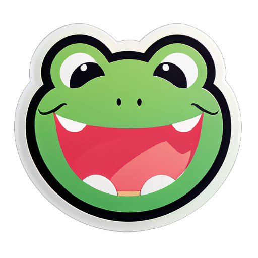 lovely frog smile