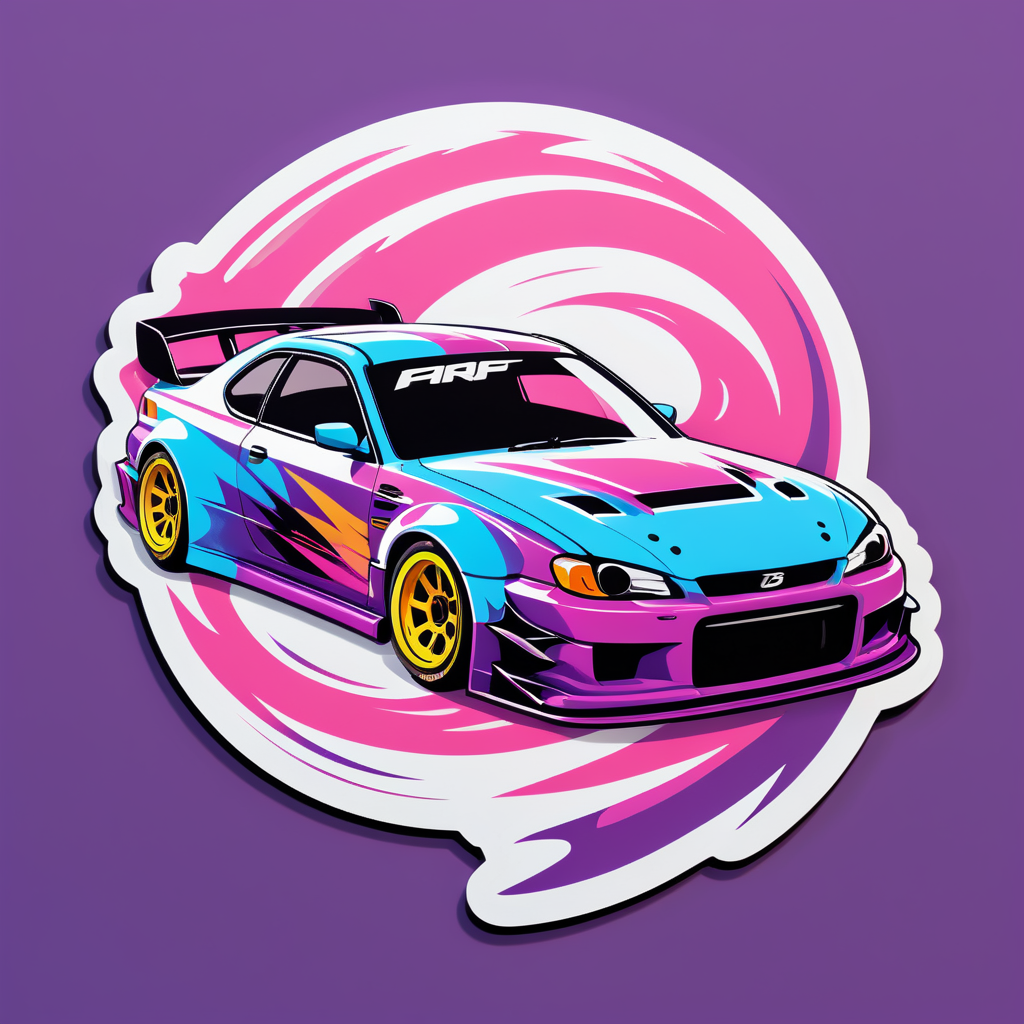 Xe Drift sticker