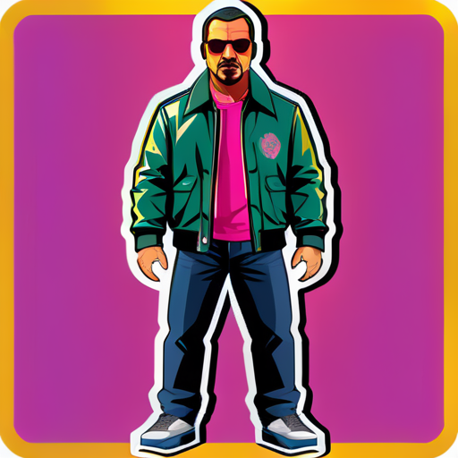 生成 Gta 6 sticker