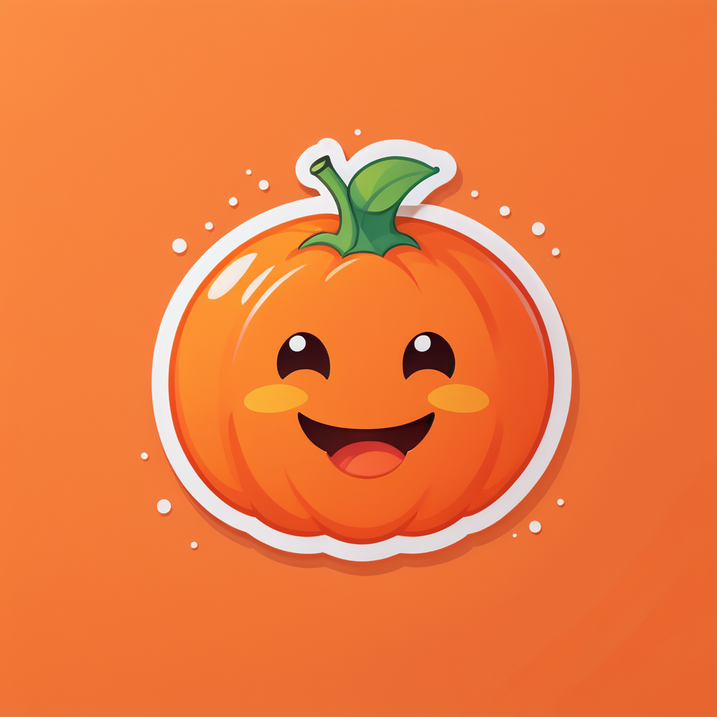 mignon Orange sticker