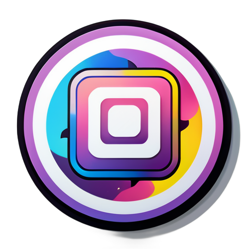 adesivo danxavier logo instagram
 sticker