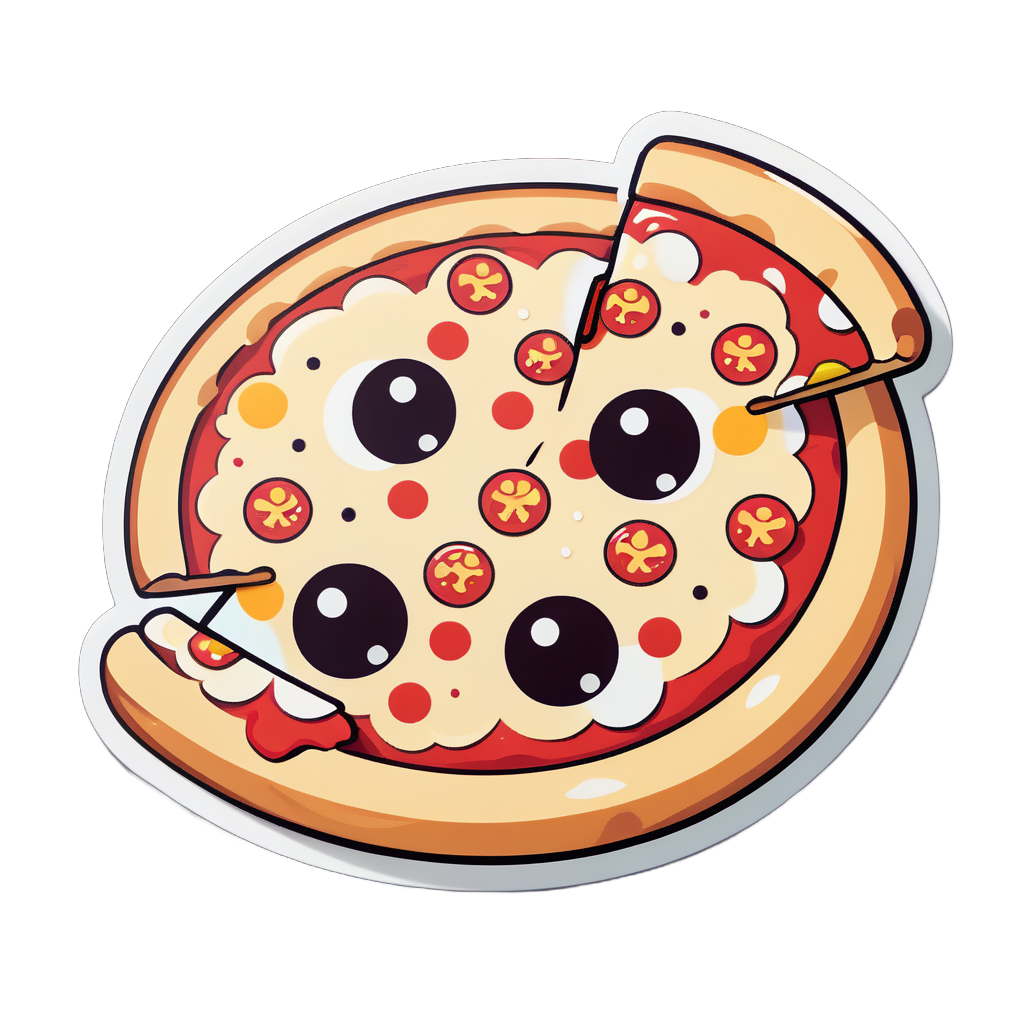 cute Pizza sticker