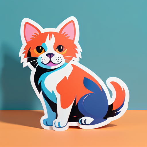 chat chien sticker