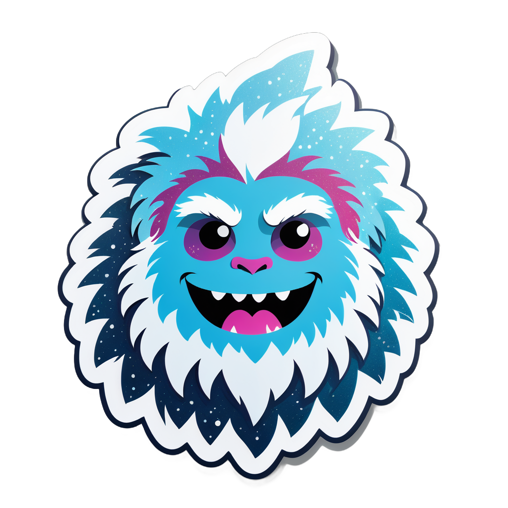 Sparkling Yeti sticker