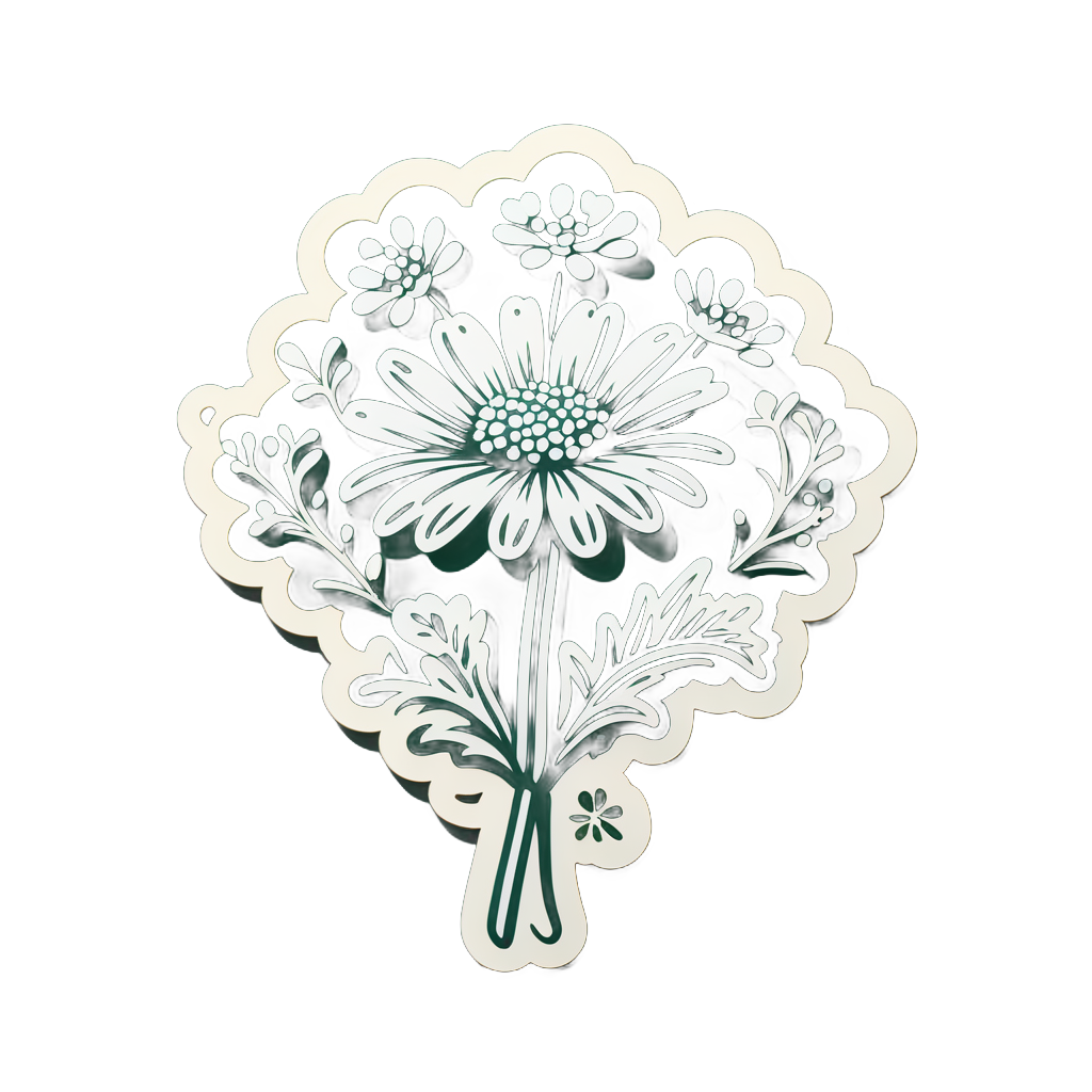 Quaint Queen Anne's Lace Quest sticker