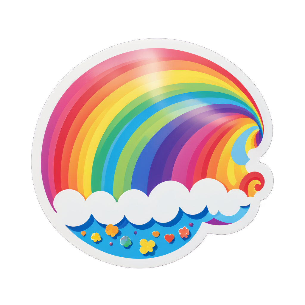 Colorful Rainbow sticker