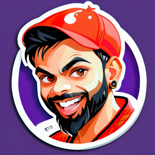 virat kholi sticker