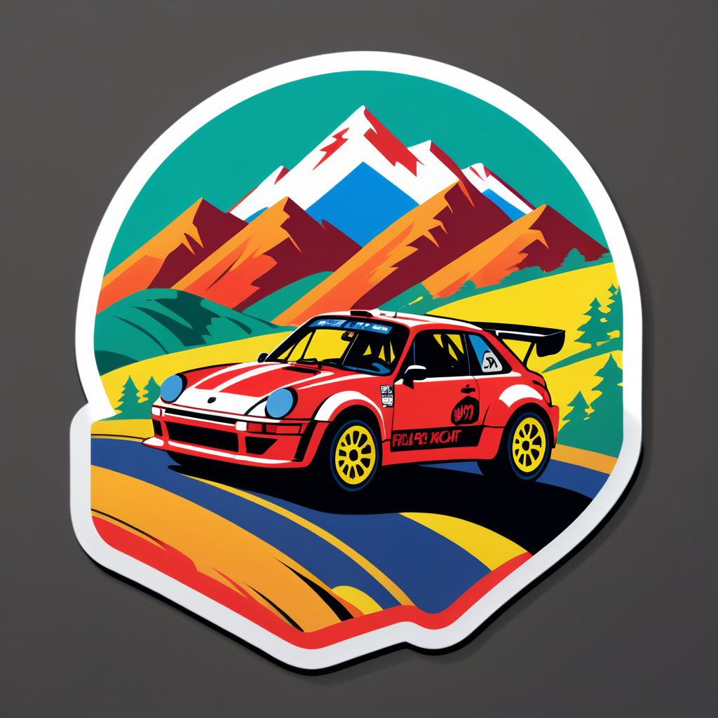 Pikes Peak Hill Climb sticker