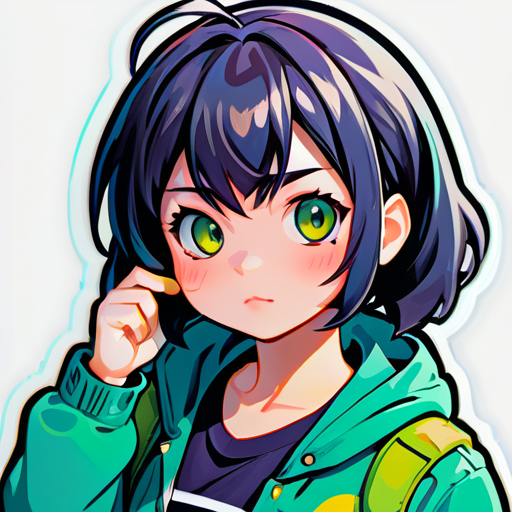 Komaru sticker