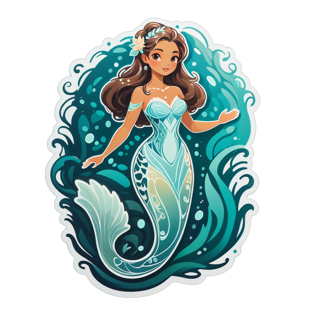 Elegant Selkie sticker